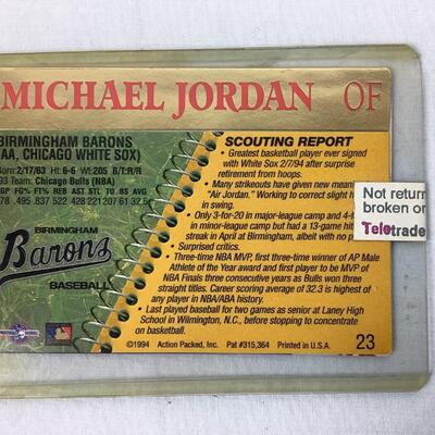 551  1994 Action Packed Michael Jordan #23 Baseball Card