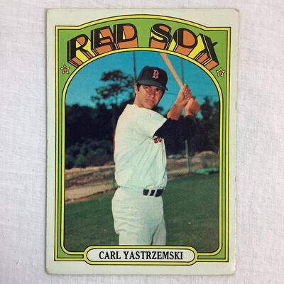 558  1972 Topps Carl Yastrzemski Boston Red Sox #37 Baseball Card