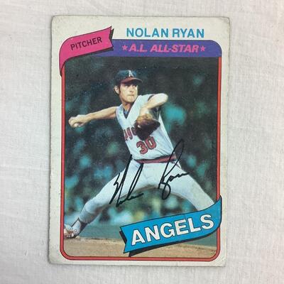 559  1980 Topps All-Star Nolan Ryan California Angels #580 Baseball Card