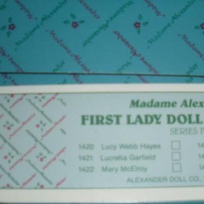 1985 Madame Alexander Mary Mcee ~ Series IV in First Ladies Series