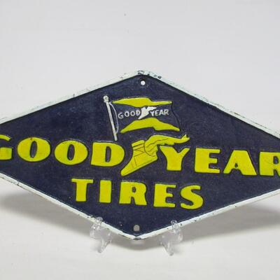 Cast Iron Good Year Tires Sign
