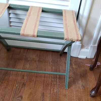 Vintage Luggage Stand Rack