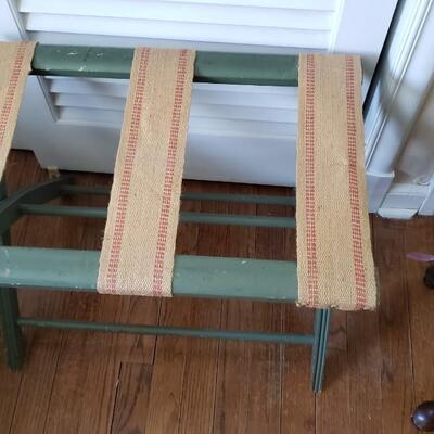 Vintage Luggage Stand Rack