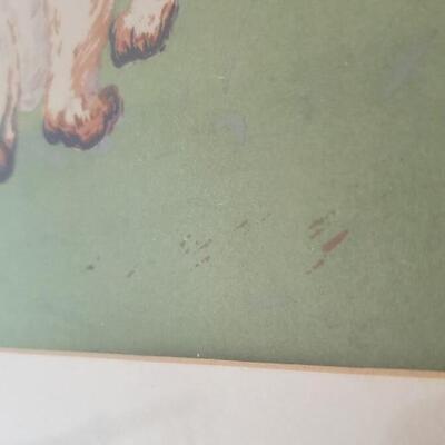 Vintage Kitten Print. Sweet!