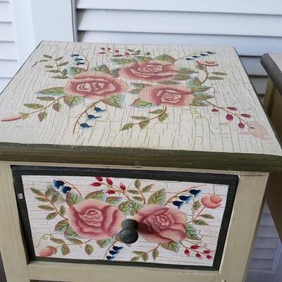 Two small tables