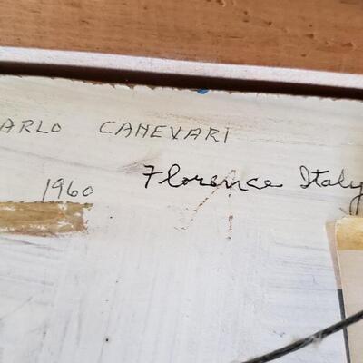 Original Painting by Carlo Canevari 1960
