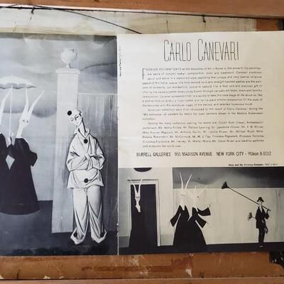 Original Painting by Carlo Canevari 1960