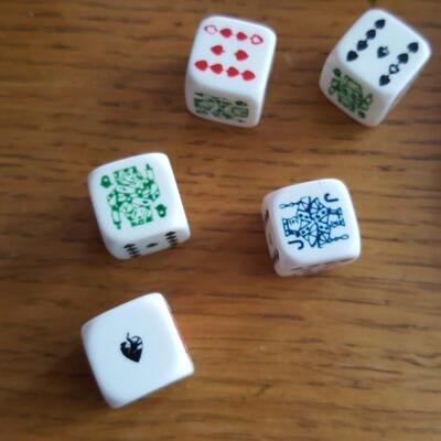 Deluxe Dice Game with Leather Cup