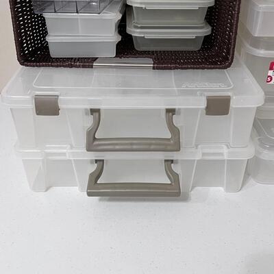 Bundle Of 49 Storage Containers / Organizers