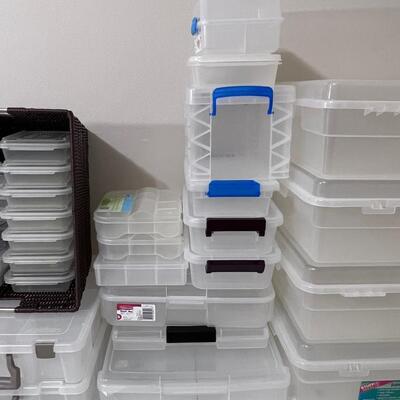 Bundle Of 49 Storage Containers / Organizers