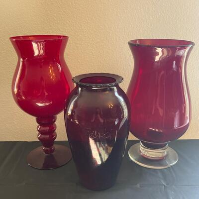 K17-Red Glassware