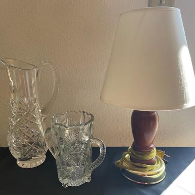 K20- Misc glassware with lamp