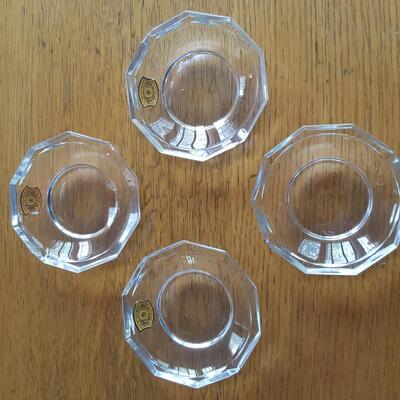 Belgium Crystal Ashtrays