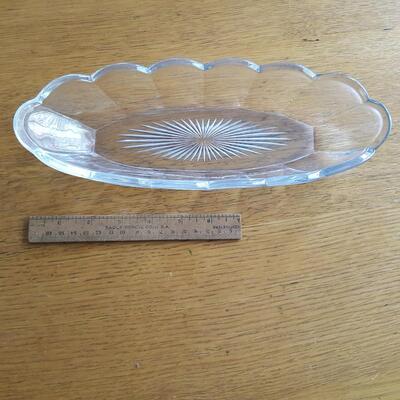 Heisey Glass Long Celery/Vegetable Server - #1