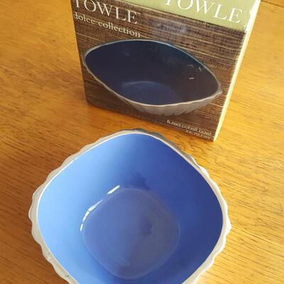 Towle Fluted Cobalt Bowl