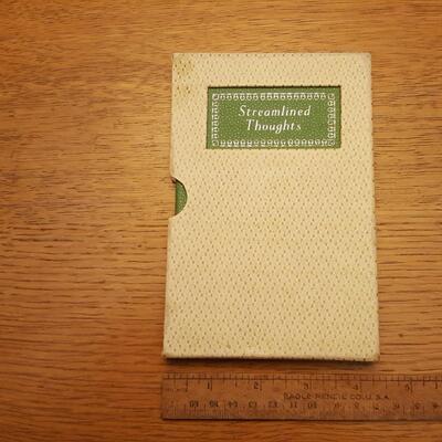 Streamlined Thoughts Book