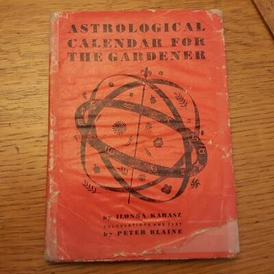 Trio of Small Books of Astrology & Gardening Lore