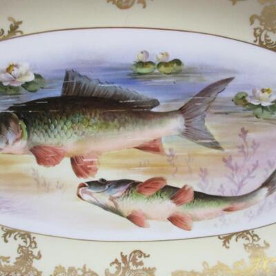 D & C L. Bernardaud & Co Limoges Fish Service Platter