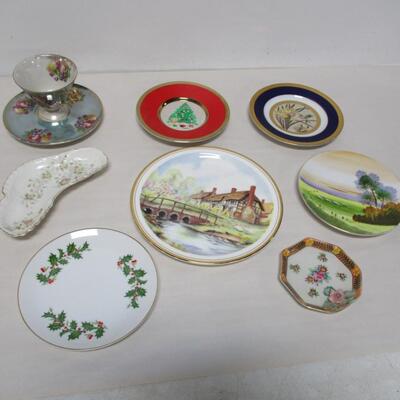 Hand Painted China Plates & Teacup