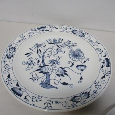 Dover & York Platter - Royal China Underglaze Doorn Blue Onion - Lefton Plate