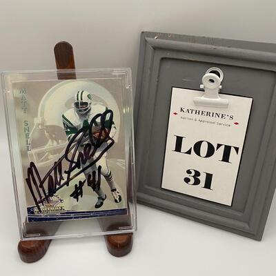 -31- Matt Snell | Signed Card