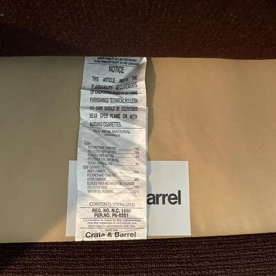Crate & Barrel pair of arm chairs