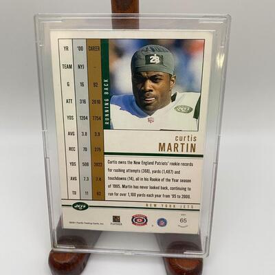 -35- Curtis Martin | New York Jets Signed Card