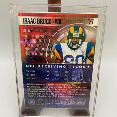 -40- Isaac Bruce | Rams Signed Card