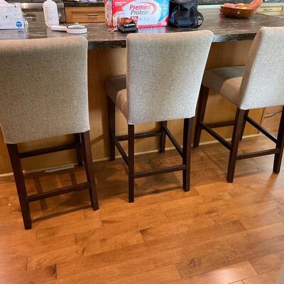 Crate & Barrel Barstools and matching chair