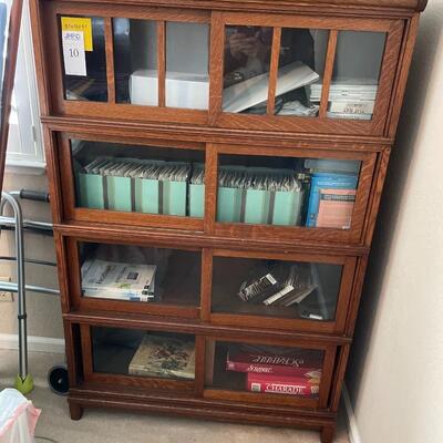 Craftsman style Barrister bookcase
