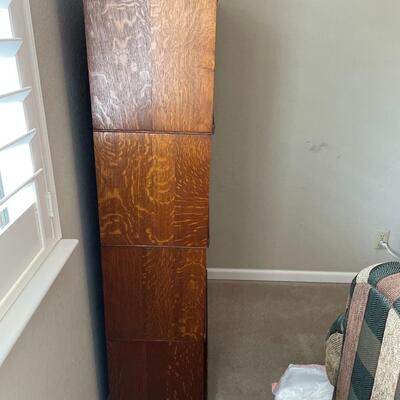 Craftsman style Barrister bookcase