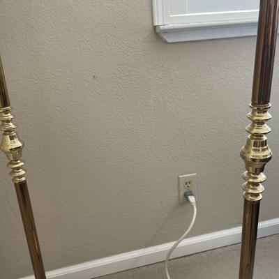 Pair of Brass Floor Lamps