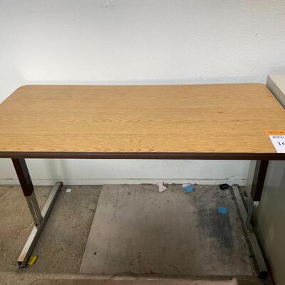 Laminated office table and chair