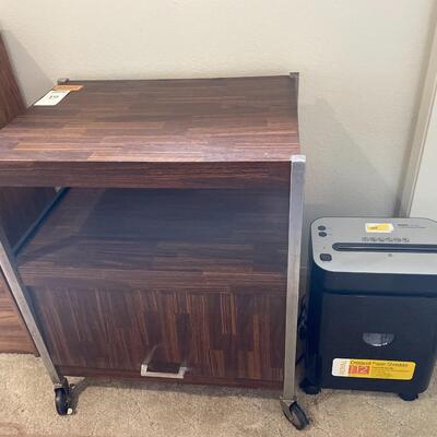 Rolling Cart & Shredder