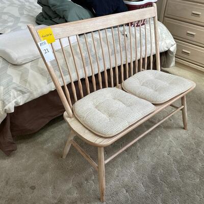 Wood bench