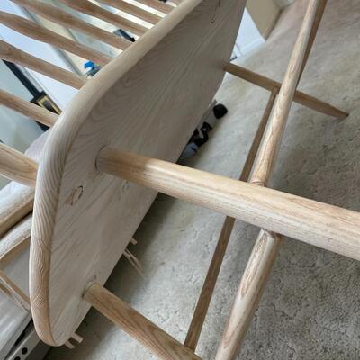 Wood bench