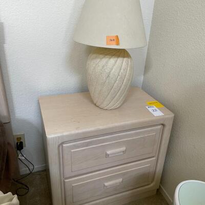 Stanley Furniture Nightstand and Lamp