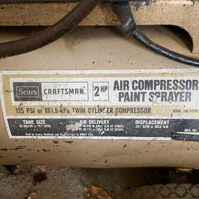Sears Craftsman 2 hp Air Compressor and More