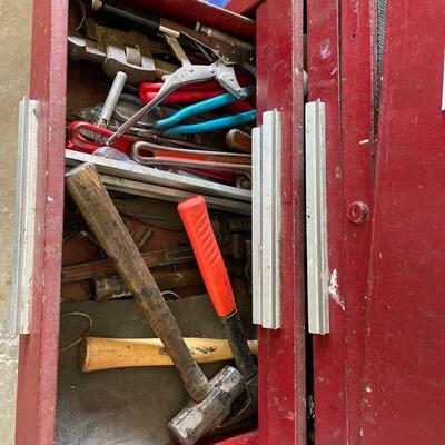 Tool Cabinet and 2 Tool Chests