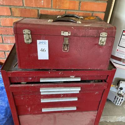 Tool Cabinet and 2 Tool Chests