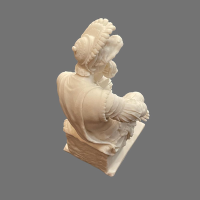 Lorenzo de Medici Alabaster Statue