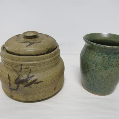 Pottery Vase & Jar