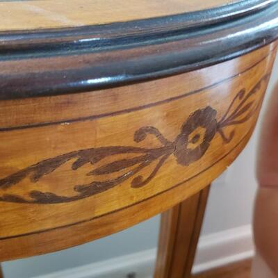 Two antique side tables or plant stands 38" tall