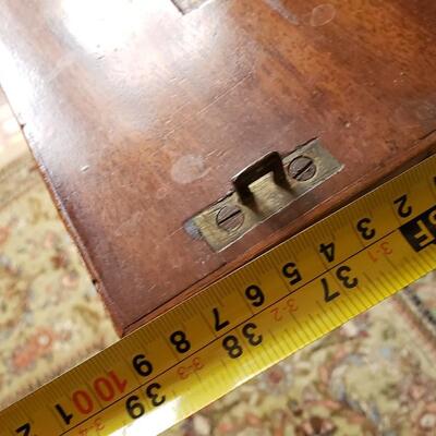 Large antique secretary desk drawers display cabinet 91" tall!