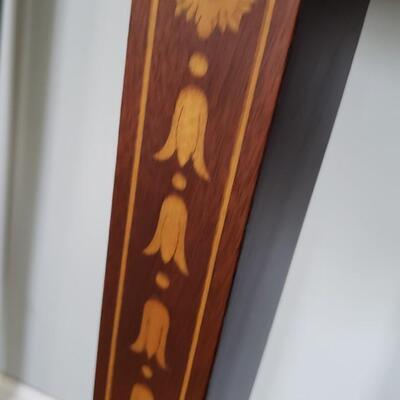 Antique demi-lune in-laid console table