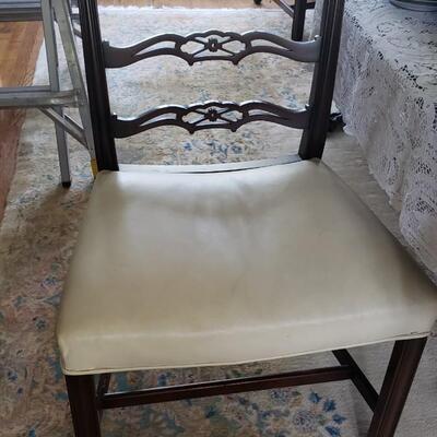 8 vintage dining  chairs