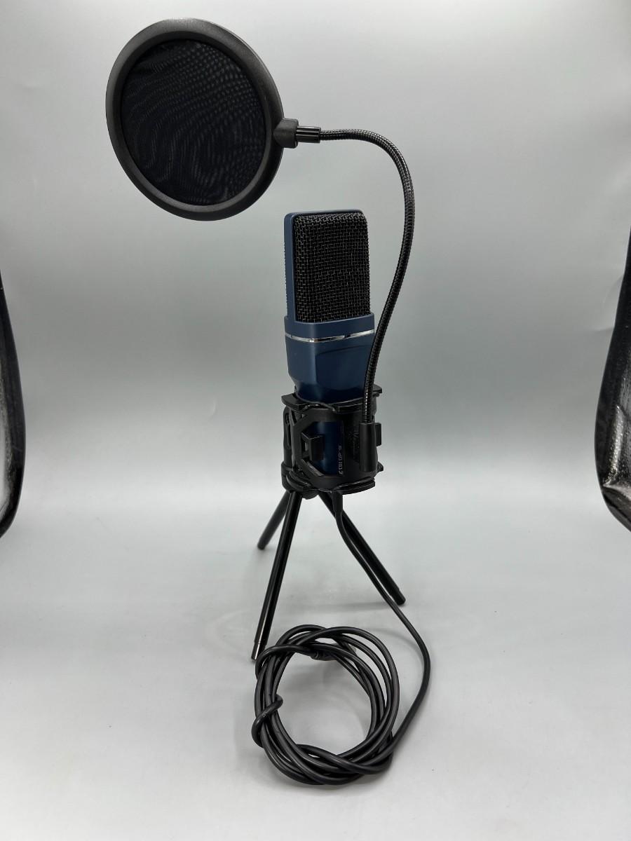 Tonor Condenser Microphone Set Up & Radio Shack Clip On Condenser