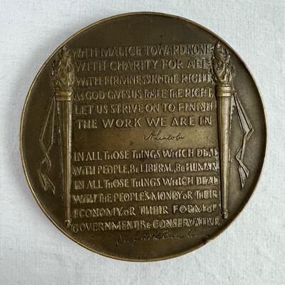 576 Major General George Meade - 1910 Gettysburg Memorial Bronze Medal & Vintage Republican Centennial 1854-1954 Lincoln/Eisenhower Medal...