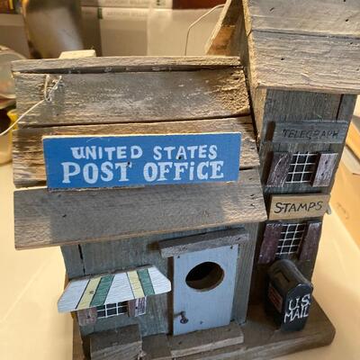 USPS Post Office Bird House/Decor 