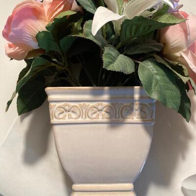 Silk Flowers in Vase 